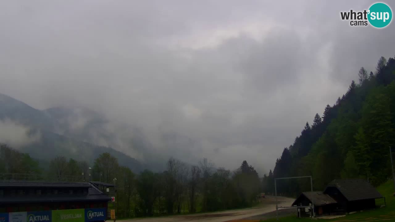 Spletna kamera Podkoren / Kranjska Gora – Poligon in ciljna strmina