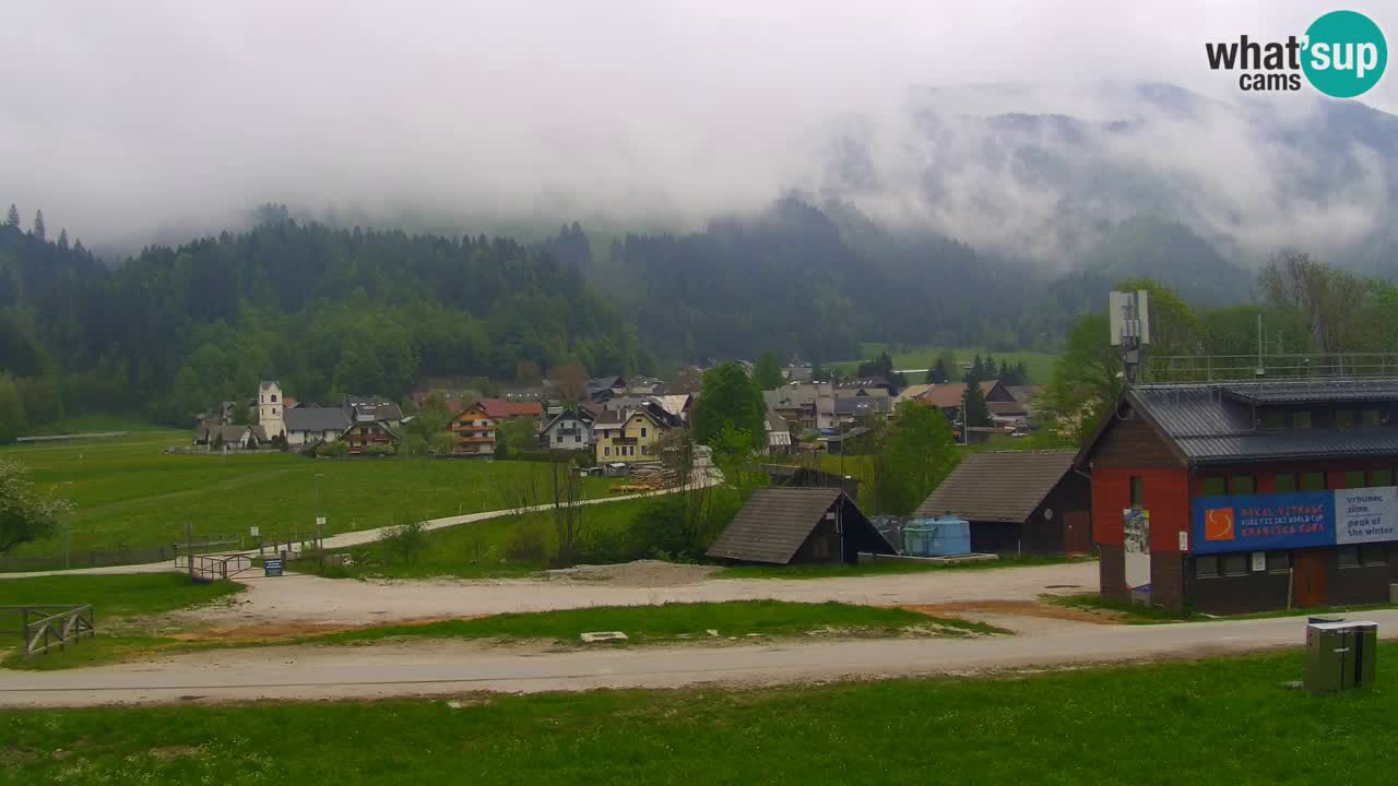 Spletna kamera Podkoren / Kranjska Gora – Poligon in ciljna strmina