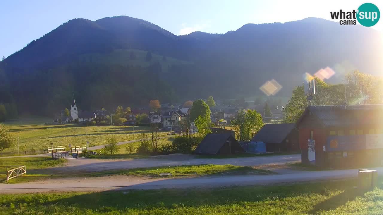 Spletna kamera Podkoren / Kranjska Gora – Poligon in ciljna strmina