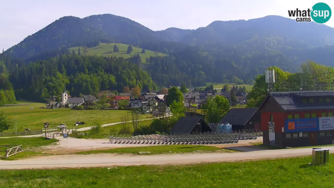 Spletna kamera Podkoren / Kranjska Gora – Poligon in ciljna strmina