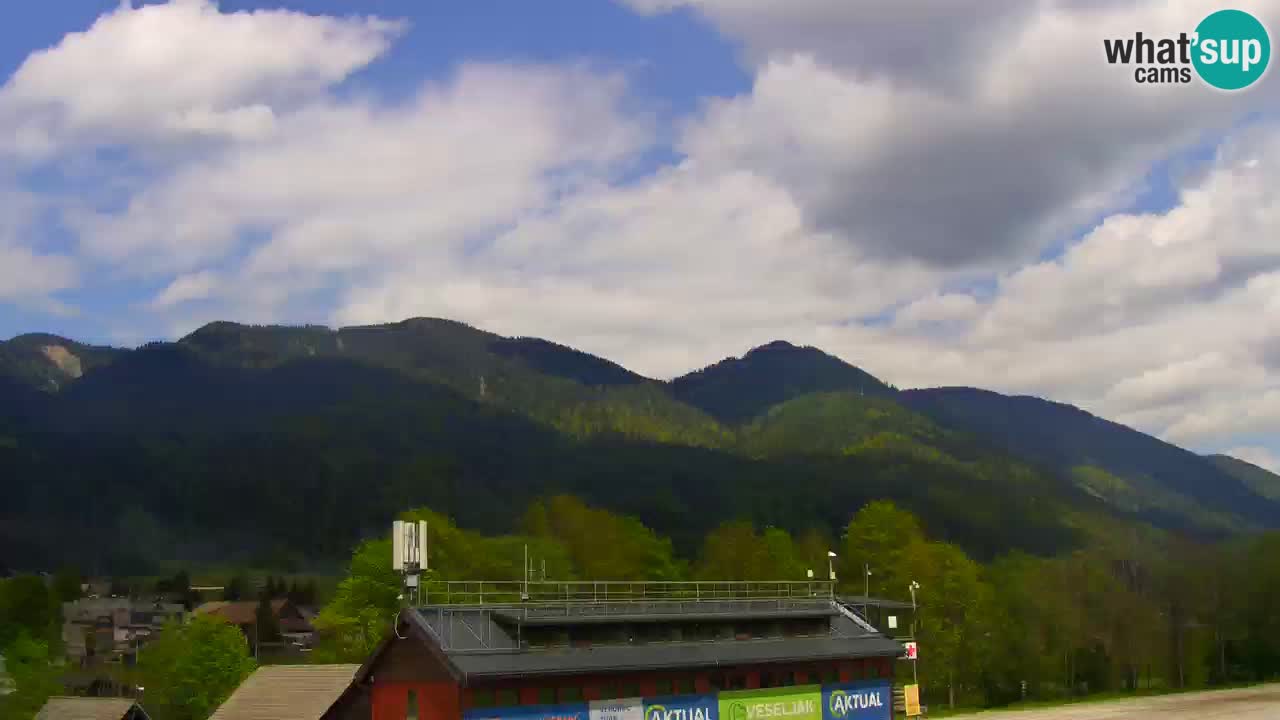 Spletna kamera Podkoren / Kranjska Gora – Poligon in ciljna strmina