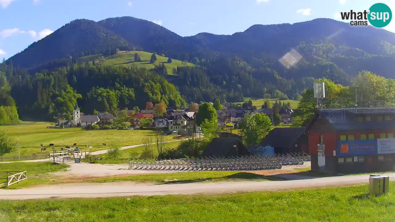 Spletna kamera Podkoren / Kranjska Gora – Poligon in ciljna strmina