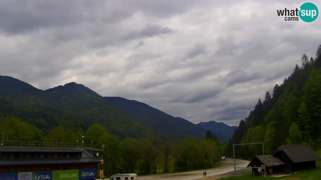 Spletna kamera Podkoren / Kranjska Gora – Poligon in ciljna strmina