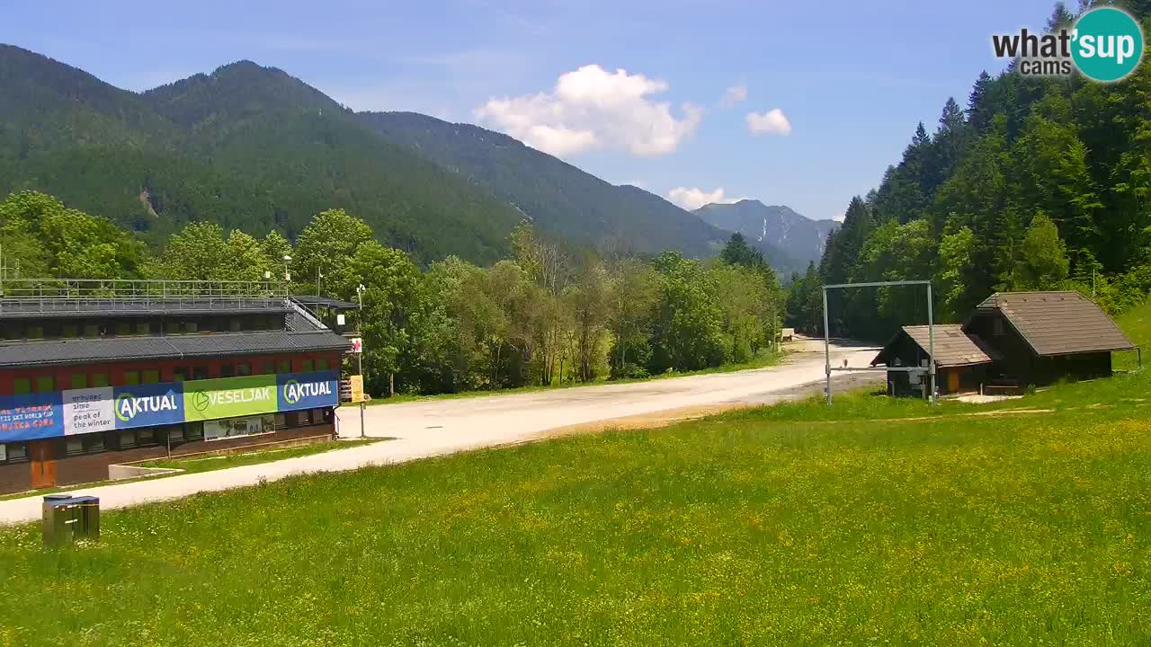 Podkoren Webcam Kranjska Gora | Finish of Giant slalom