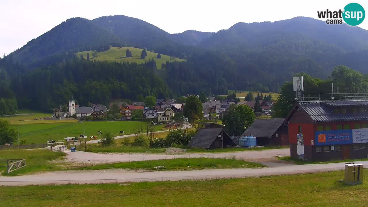 Podkoren / Kranjska Gora – Arrivee slalom géant