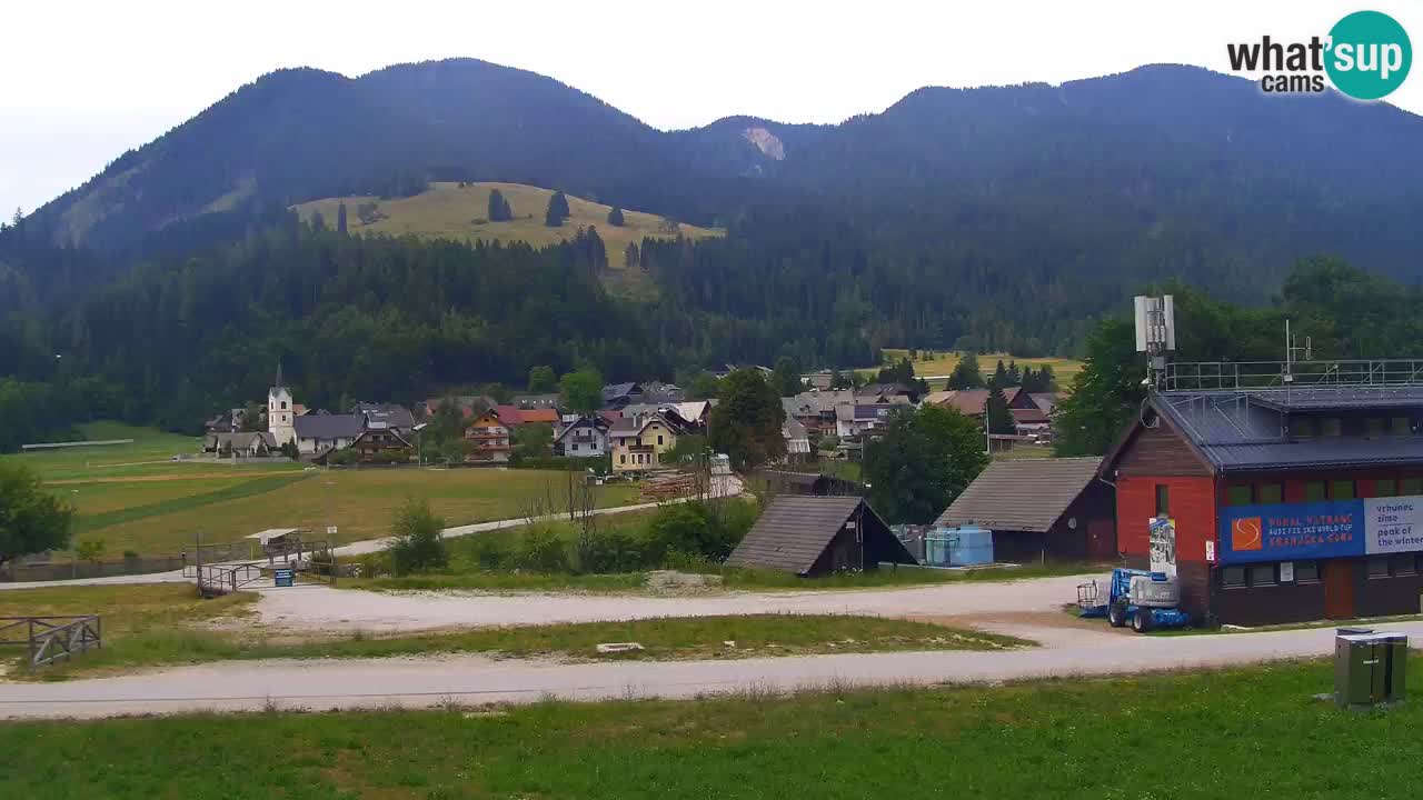Podkoren Webcam Kranjska Gora | Finish of Giant slalom