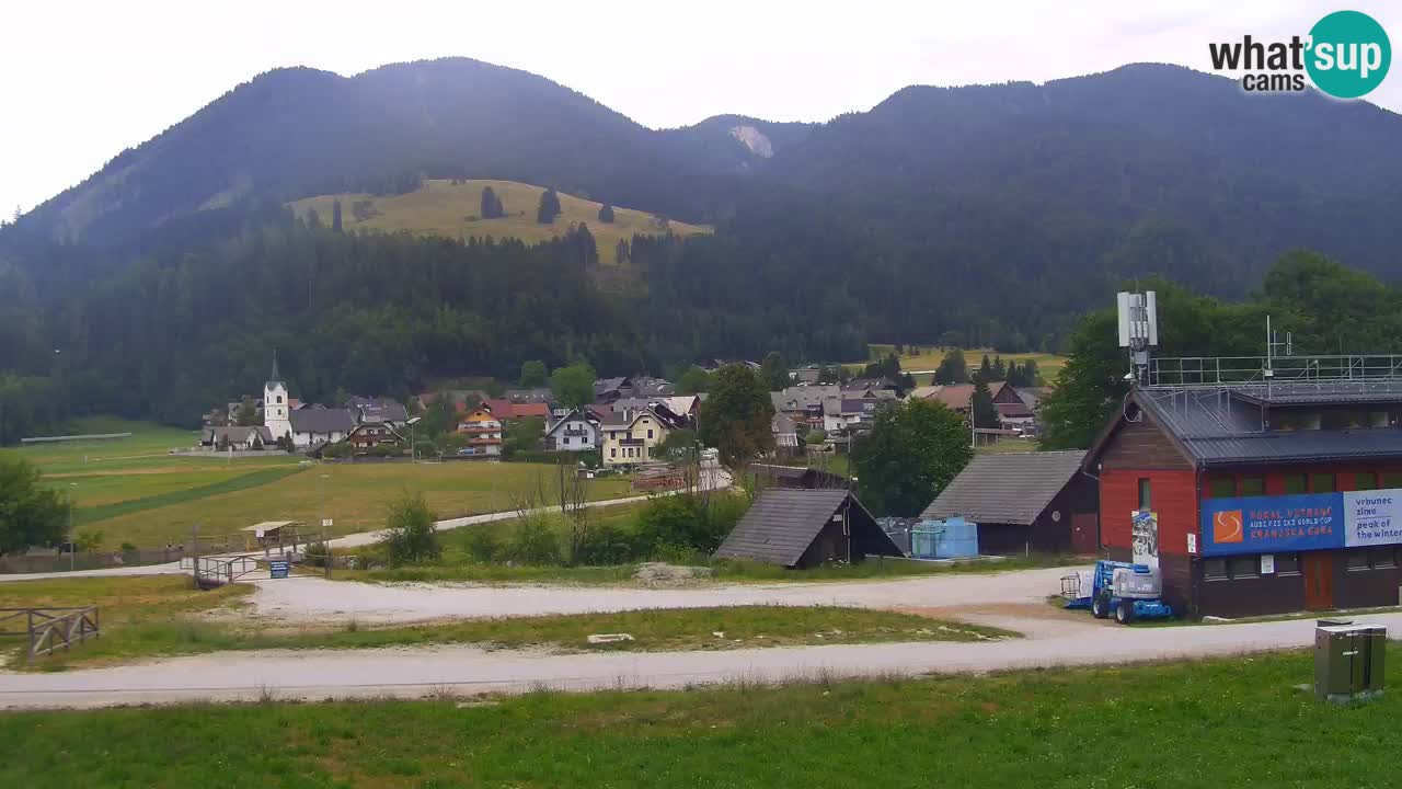 Podkoren / Kranjska Gora – Arrivee slalom géant