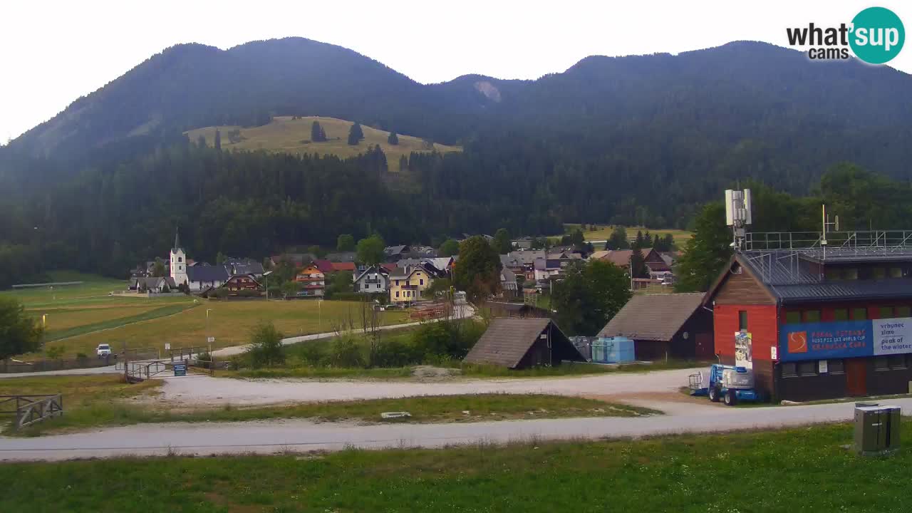Podkoren Webcam Kranjska Gora | Finish of Giant slalom