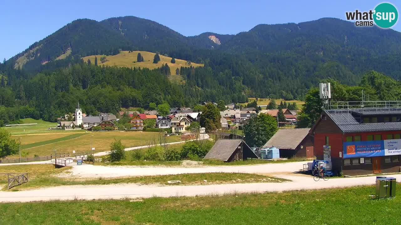 Podkoren / Kranjska Gora – Arrivee slalom géant