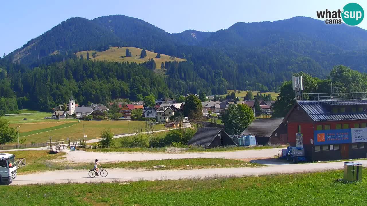 Podkoren Webcam Kranjska Gora | Finish of Giant slalom