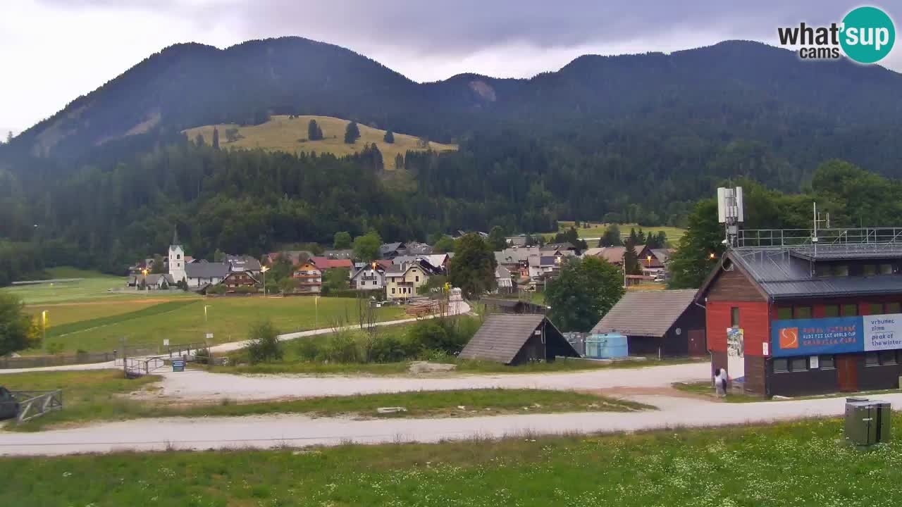 Podkoren Webcam Kranjska Gora | Finish of Giant slalom