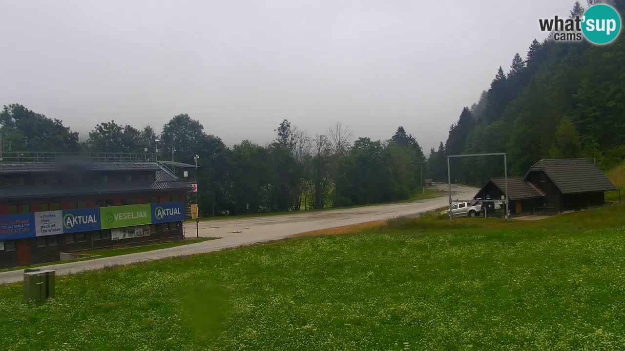 Podkoren / Kranjska Gora – Arrivee slalom géant