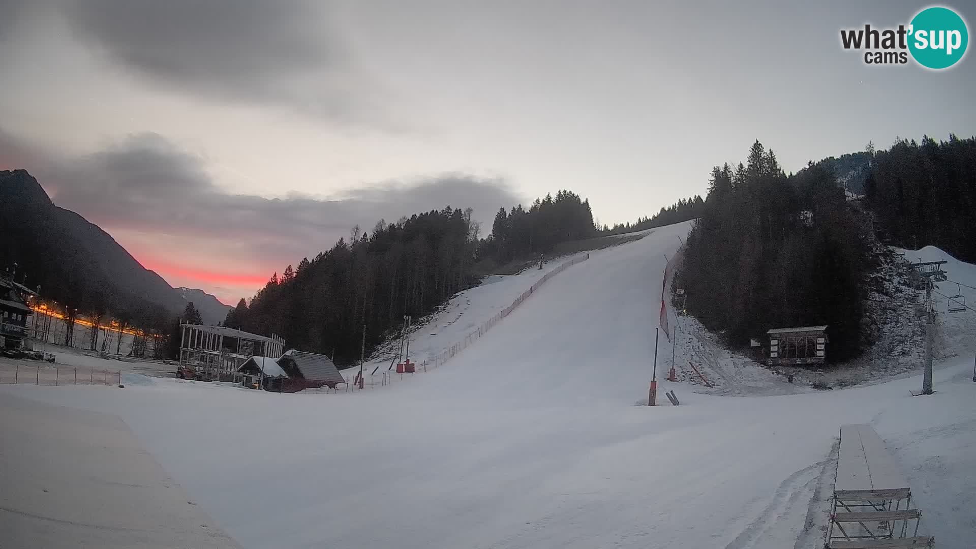 Podkoren Webcam Kranjska Gora | Finish of Giant slalom