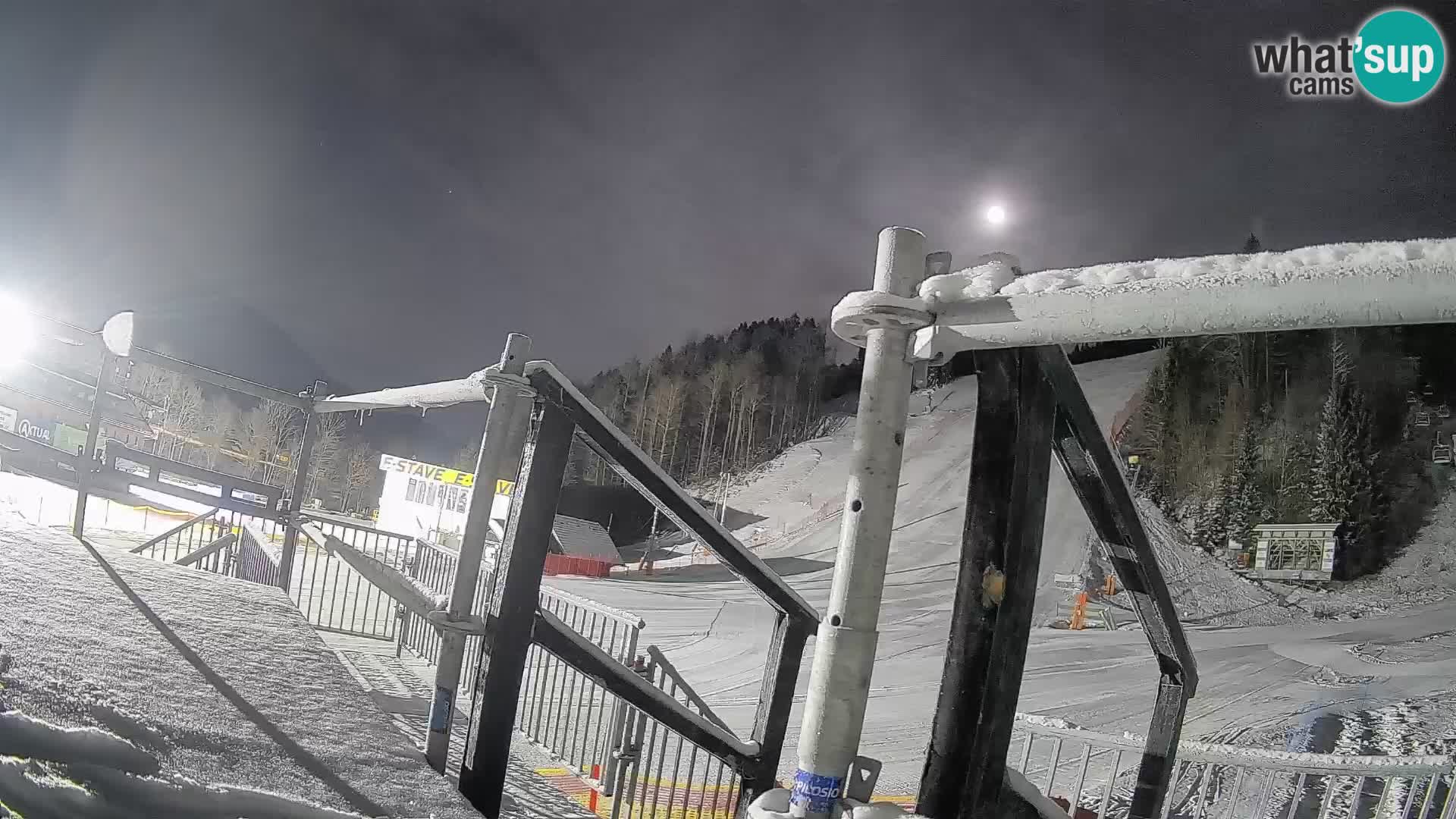 Podkoren / Kranjska Gora – Arrivee slalom géant