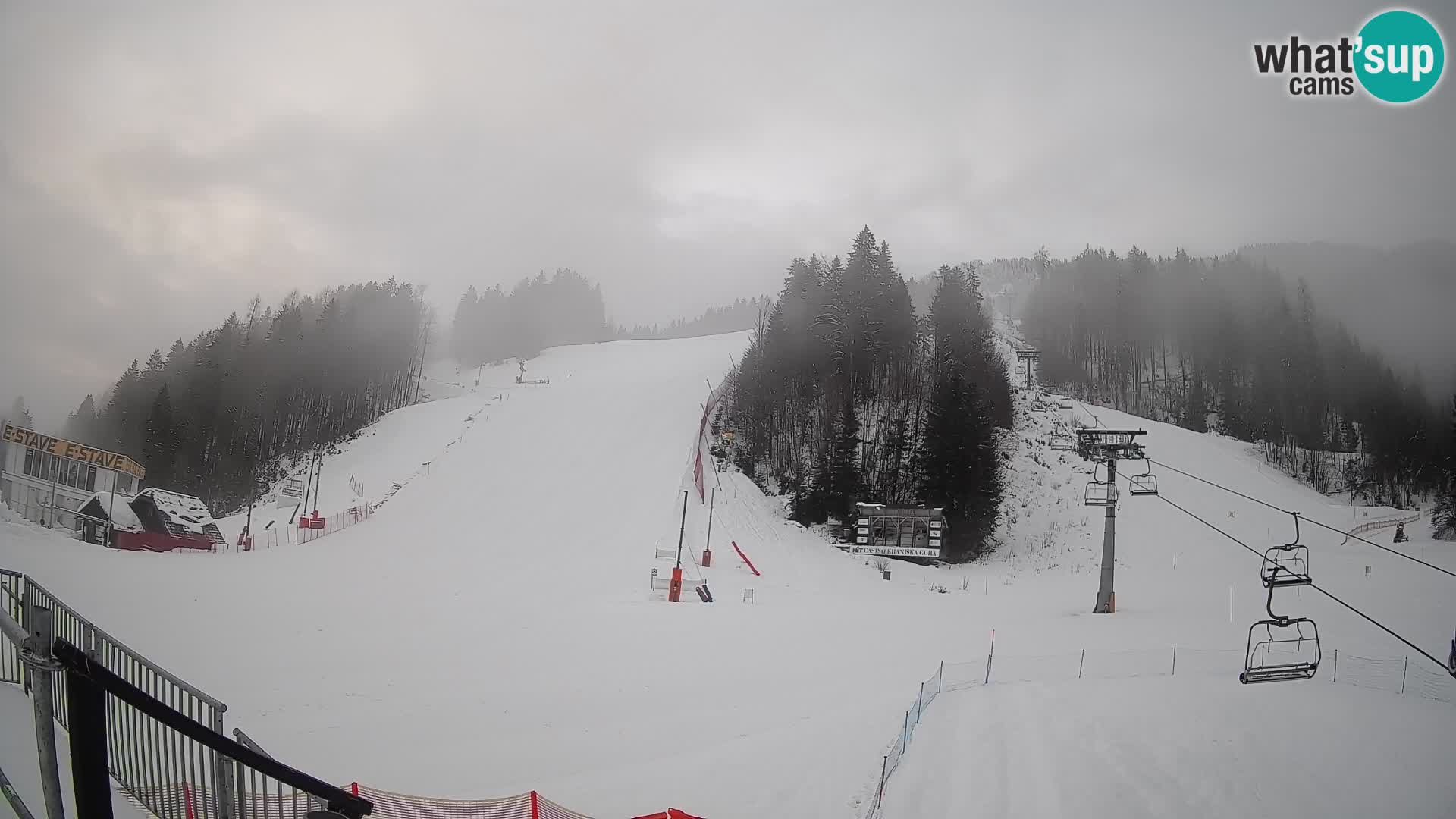 Podkoren / Kranjska Gora – Arrivee slalom géant