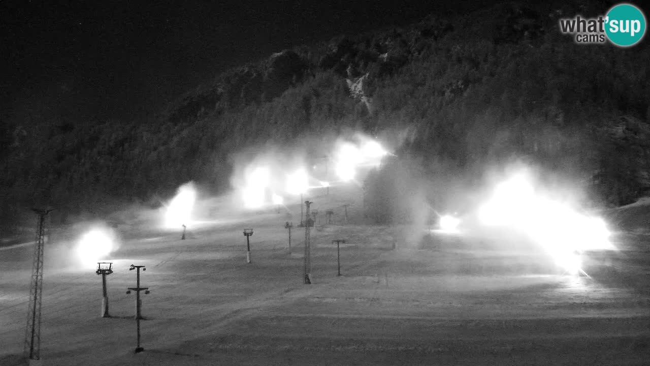 Webcam Kranjska Gora SKI – panoramica Piste centrali