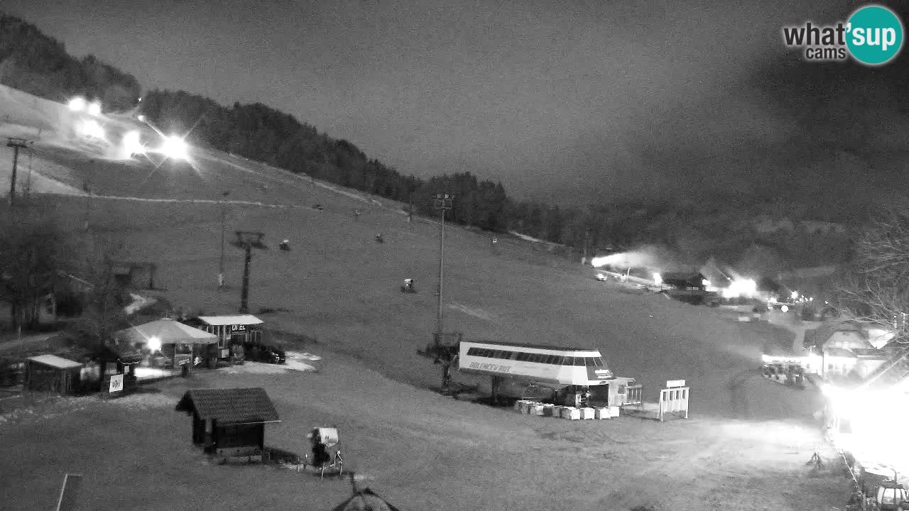 Webcam Kranjska Gora SKI – panoramica Piste centrali