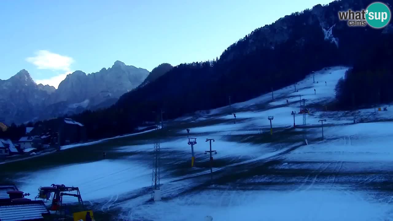 Webcam Kranjska Gora SKI – panoramica Piste centrali