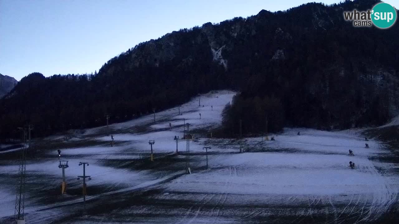 Webcam Kranjska Gora SKI – panoramica Piste centrali