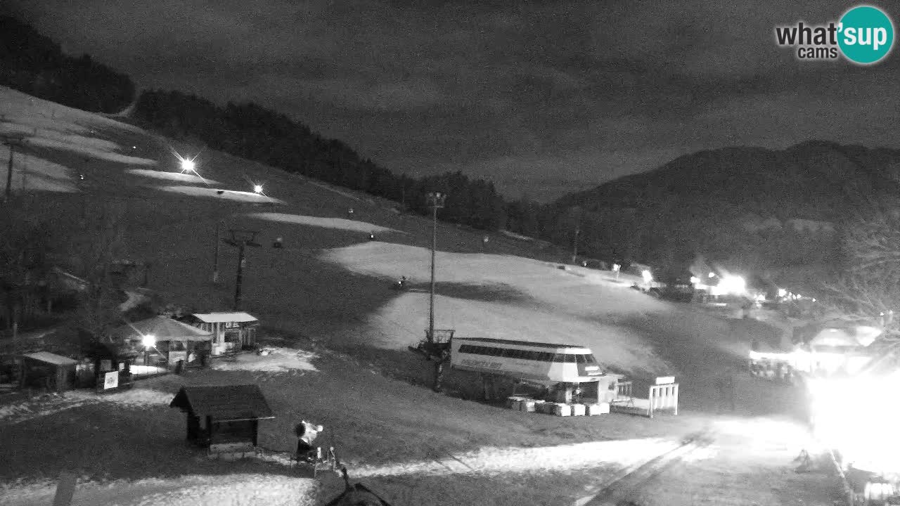 Webcam Kranjska Gora SKI – panoramica Piste centrali