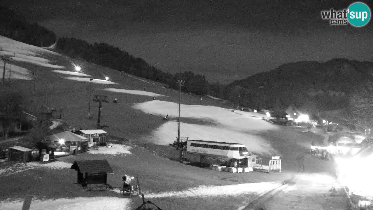 Webcam Kranjska Gora SKI – panoramica Piste centrali