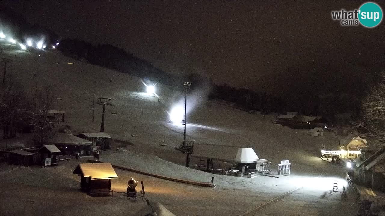 Webcam Kranjska Gora SKI – panoramica Piste centrali