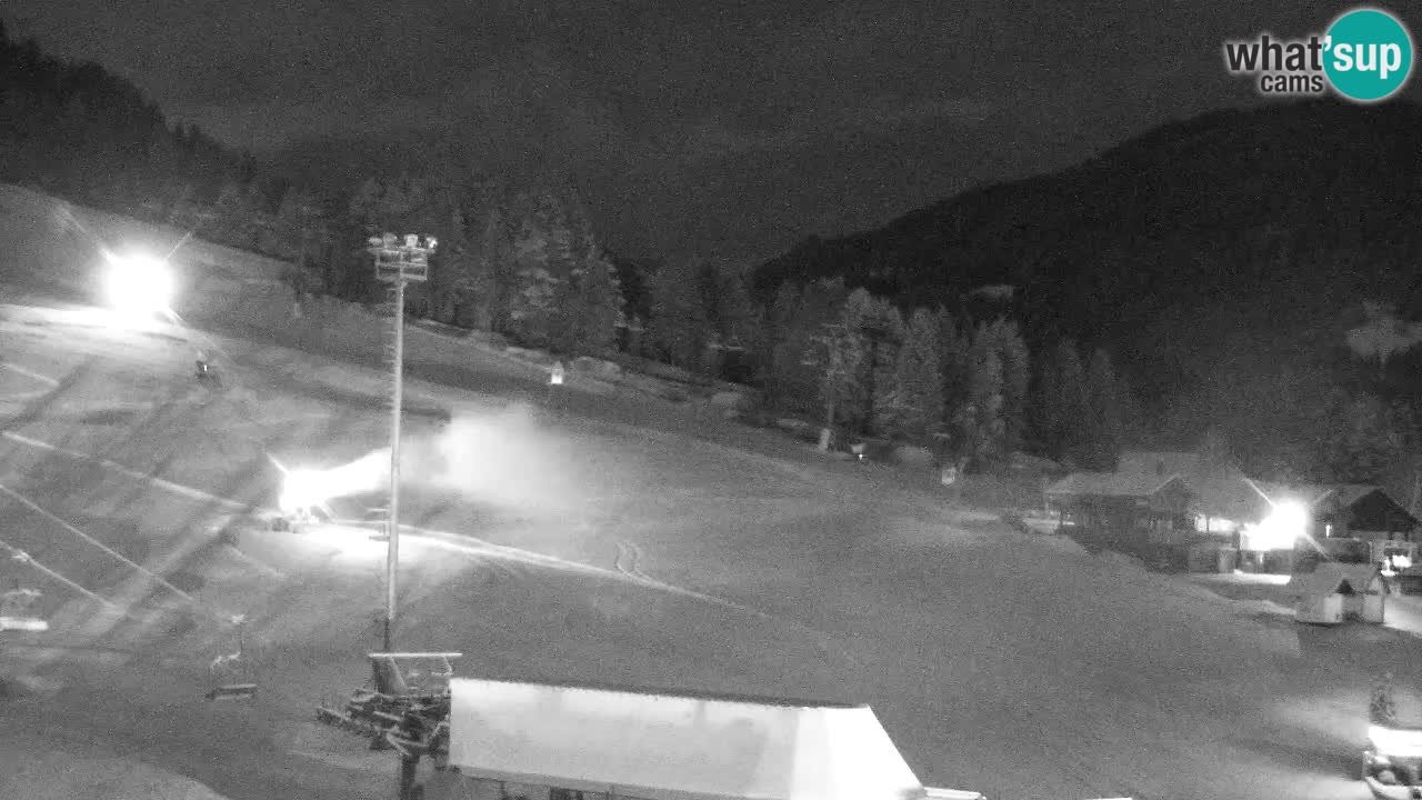 Webcam Kranjska Gora SKI – panoramica Piste centrali