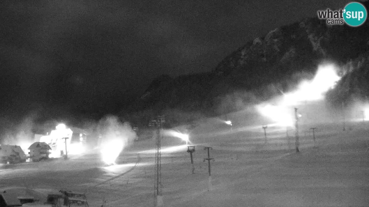 Webcam Kranjska Gora SKI – panoramica Piste centrali