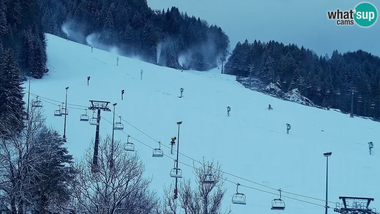 Web kamera Kranjska Gora Skijalište | Proge Mojca in Kekec