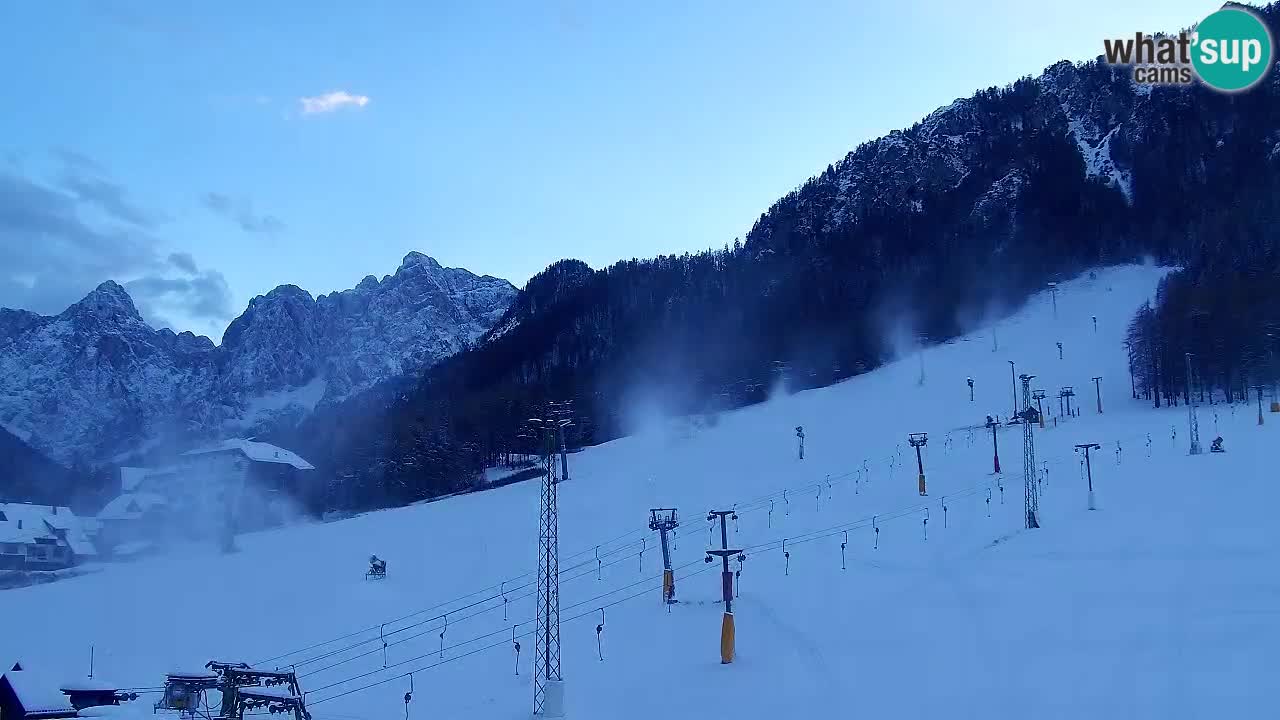 Webcam Kranjska Gora SKI – panoramica Piste centrali