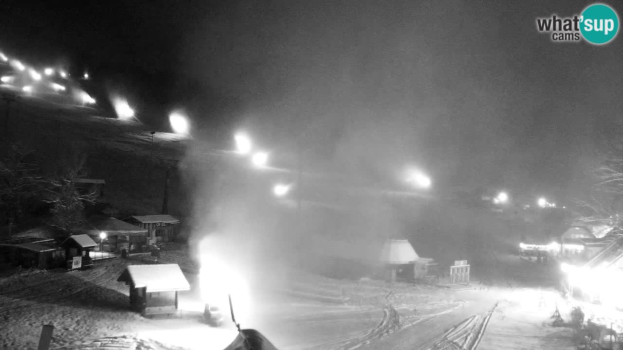 Webcam Kranjska Gora SKI – panoramica Piste centrali