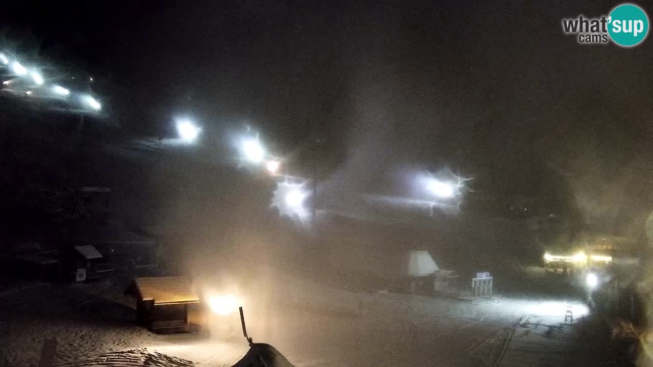 Webcam Kranjska Gora SKI – panoramica Piste centrali