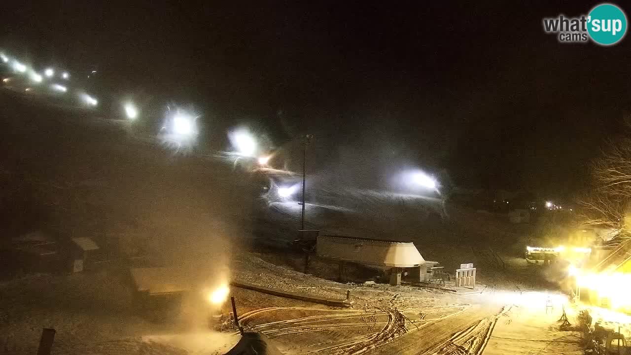 Webcam Kranjska Gora SKI – panoramica Piste centrali