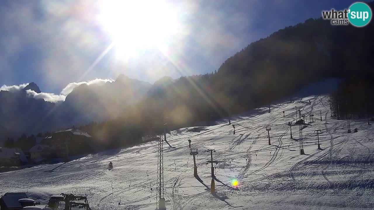 Webcam Kranjska Gora SKI – panoramica Piste centrali