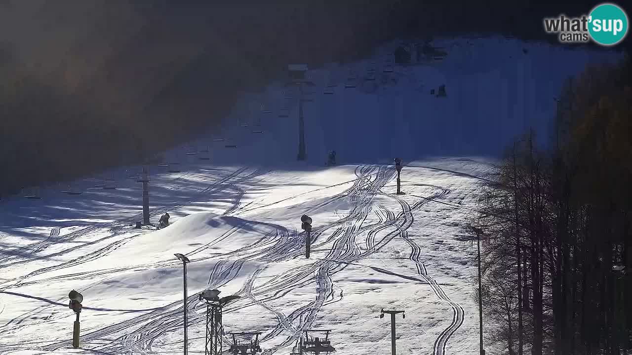 Webcam Kranjska Gora SKI – panoramica Piste centrali