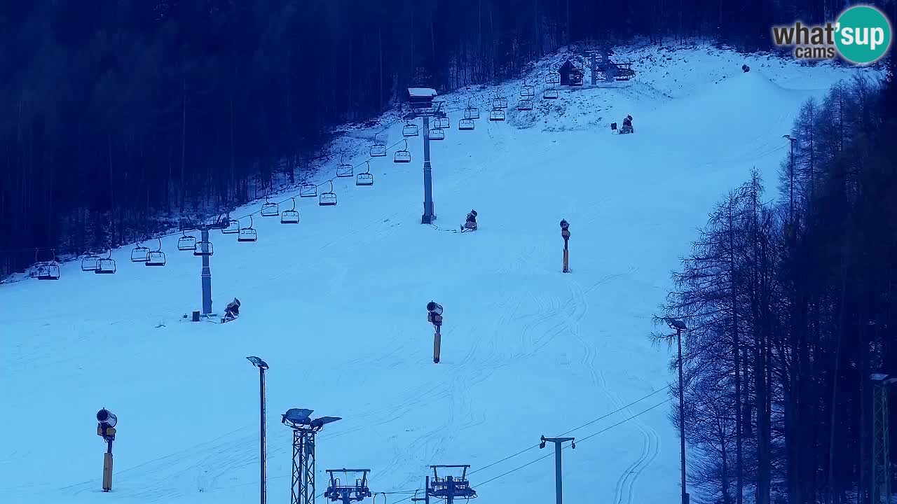 Webcam Kranjska Gora SKI – panoramica Piste centrali