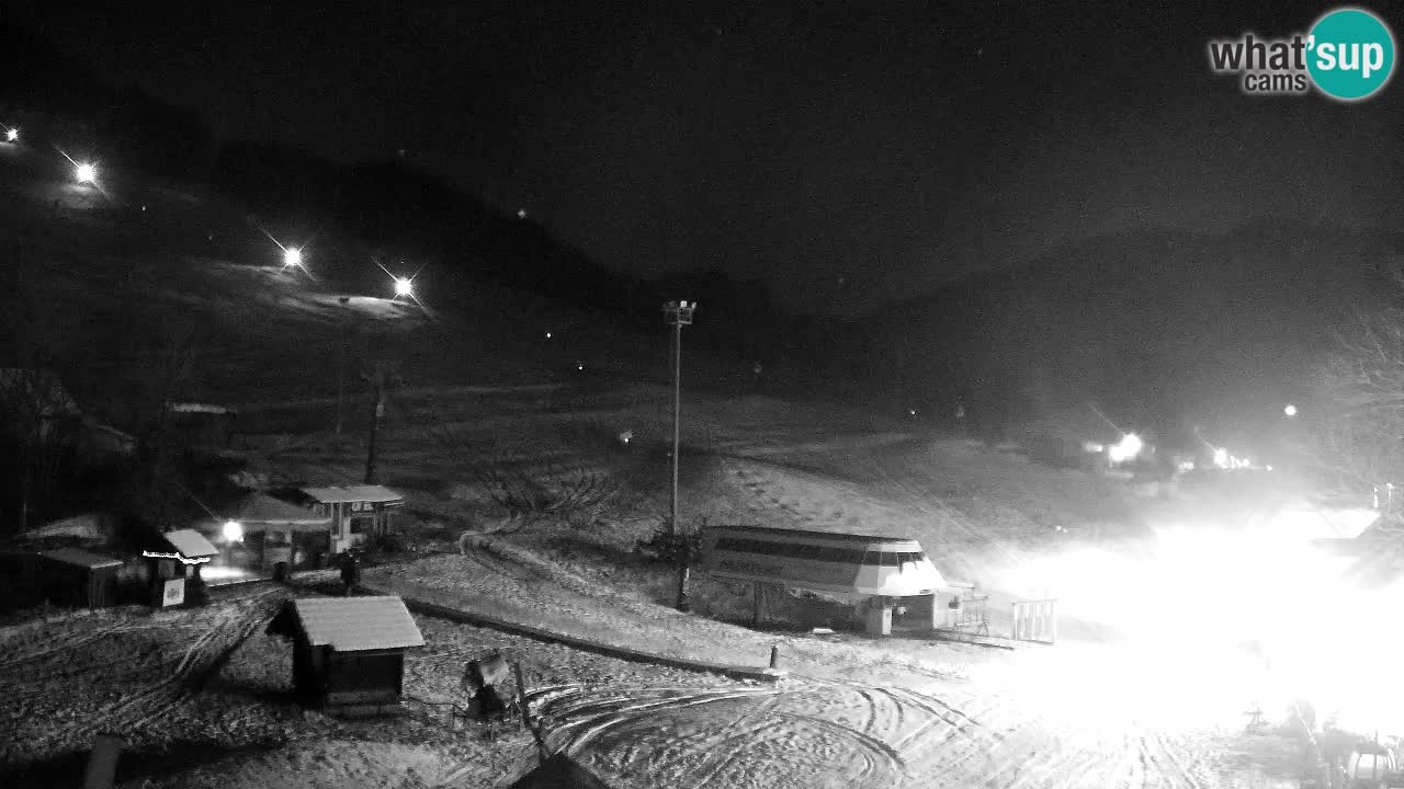 Webcam Kranjska Gora SKI – panoramica Piste centrali