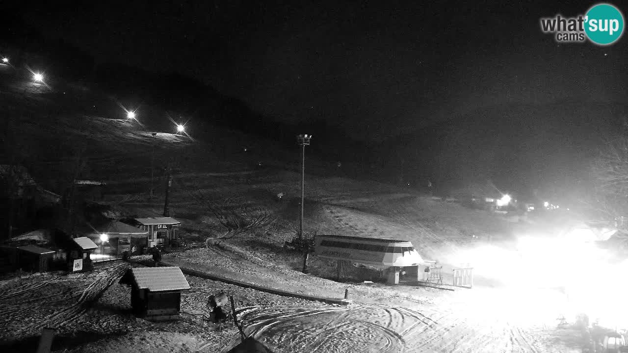 Webcam Kranjska Gora SKI – panoramica Piste centrali