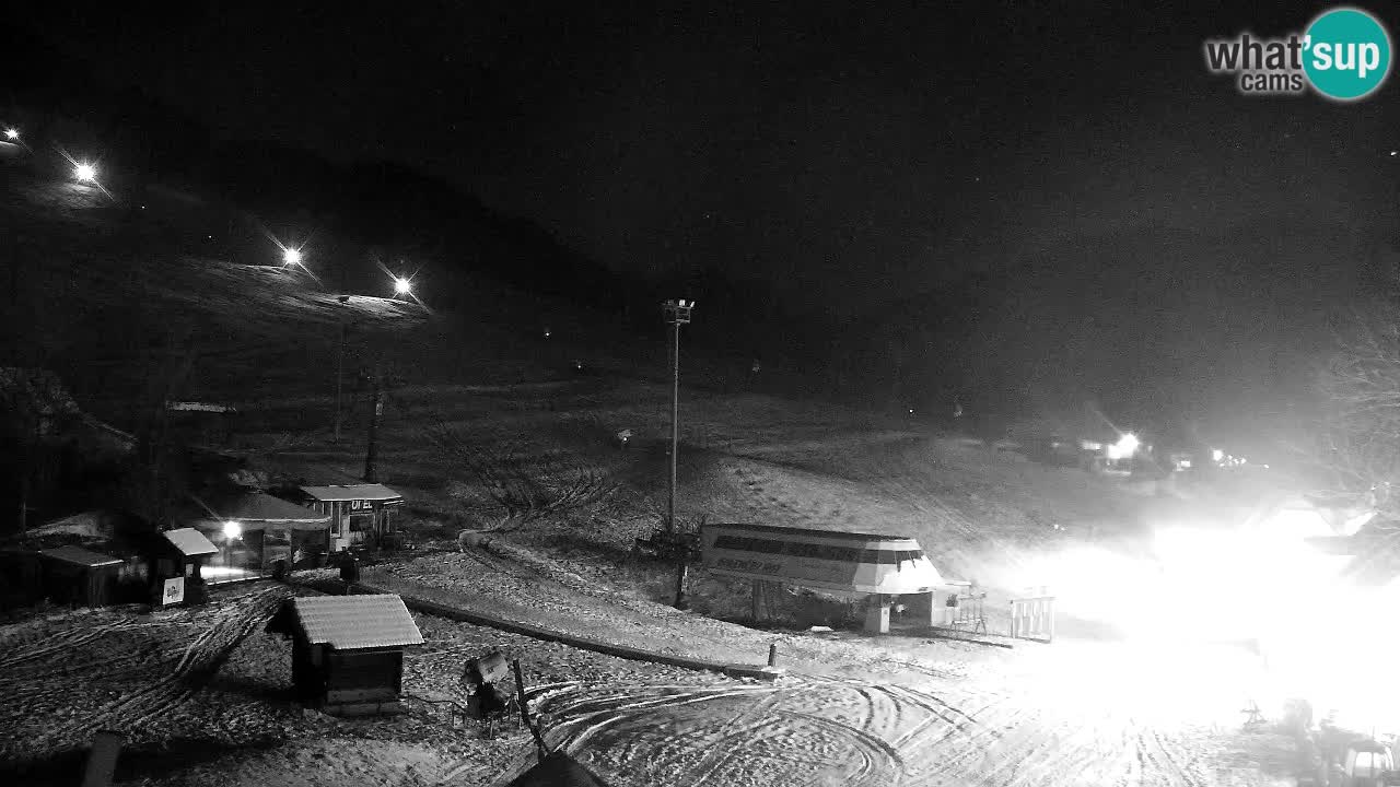 Webcam Kranjska Gora SKI – panoramica Piste centrali