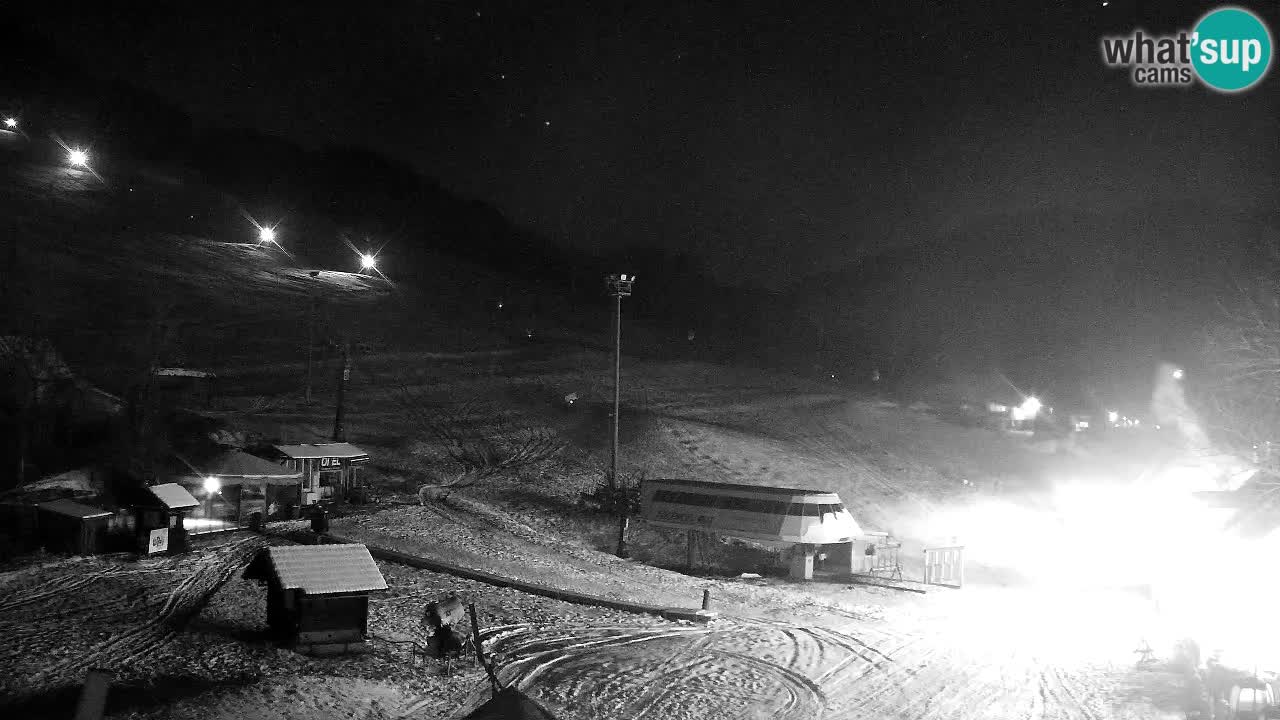 Webcam Kranjska Gora SKI – panoramica Piste centrali