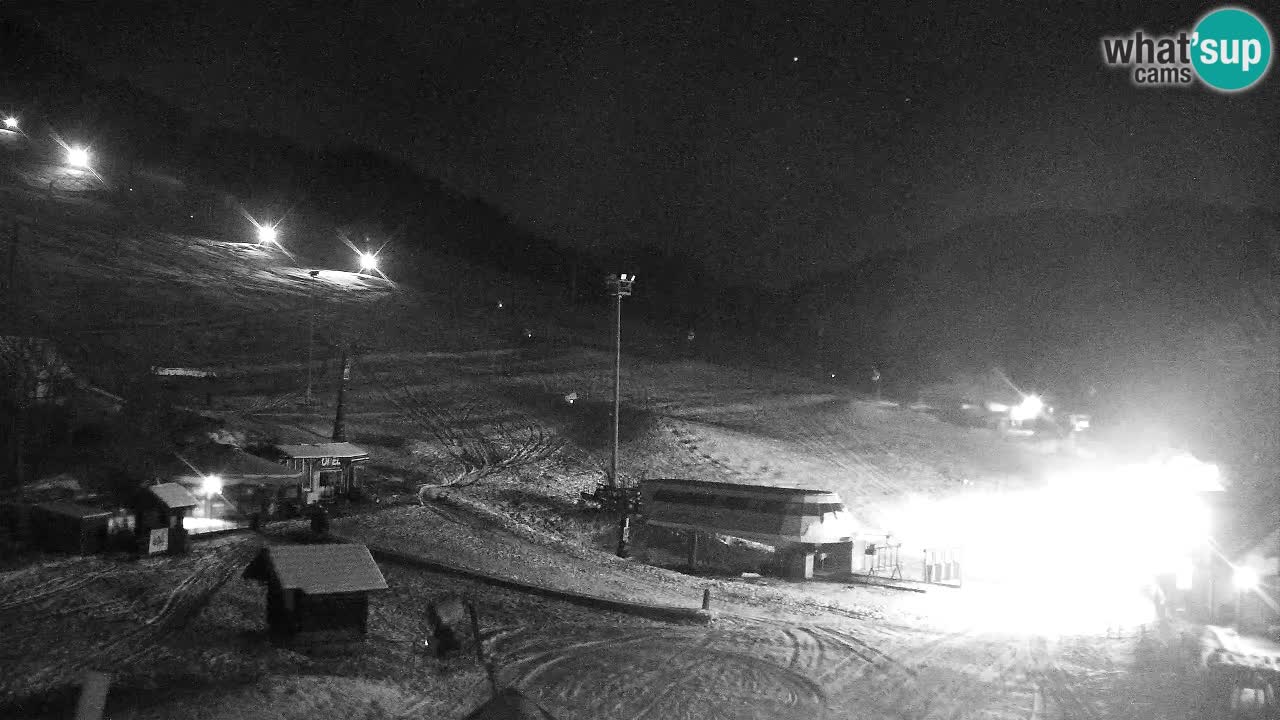 Webcam Kranjska Gora SKI – panoramica Piste centrali