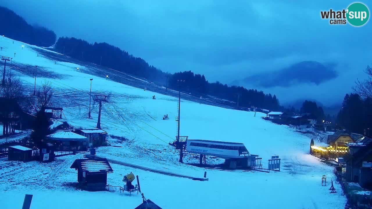 Webcam Kranjska Gora SKI – panoramica Piste centrali