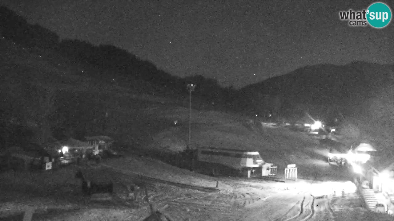 Webcam Kranjska Gora SKI – panoramica Piste centrali