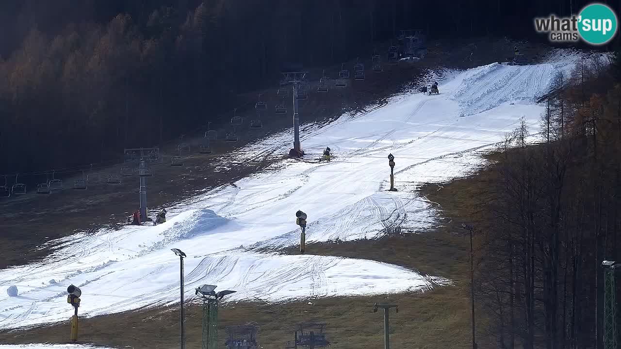 Webcam Kranjska Gora SKI – panoramica Piste centrali