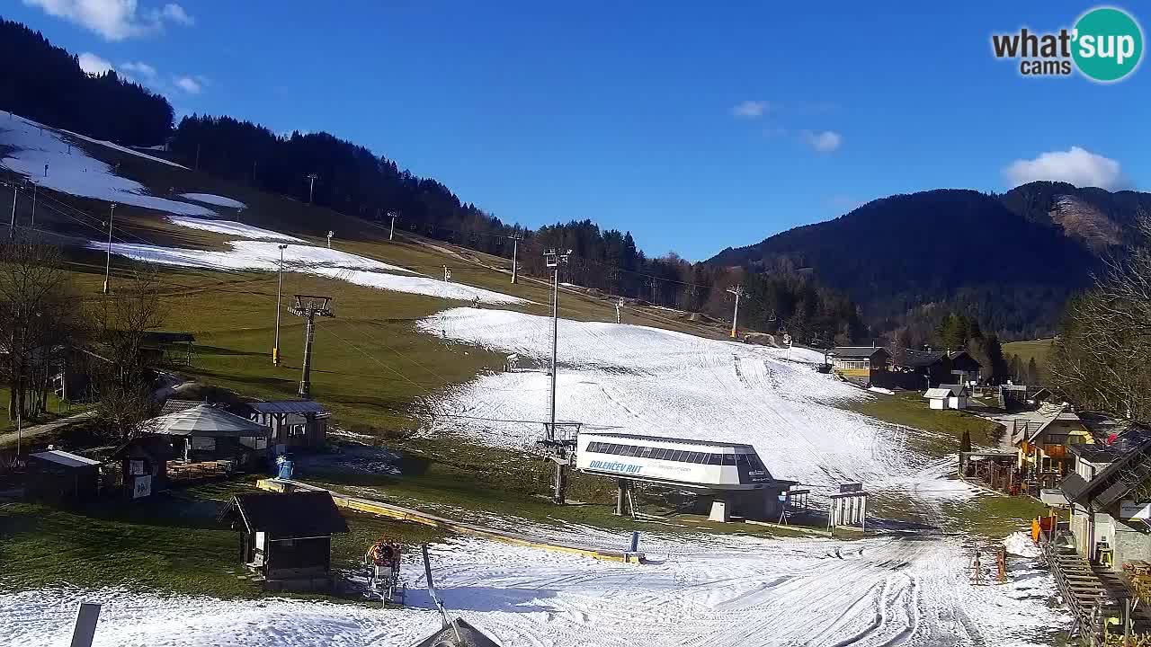 Webcam Kranjska Gora SKI – panoramica Piste centrali