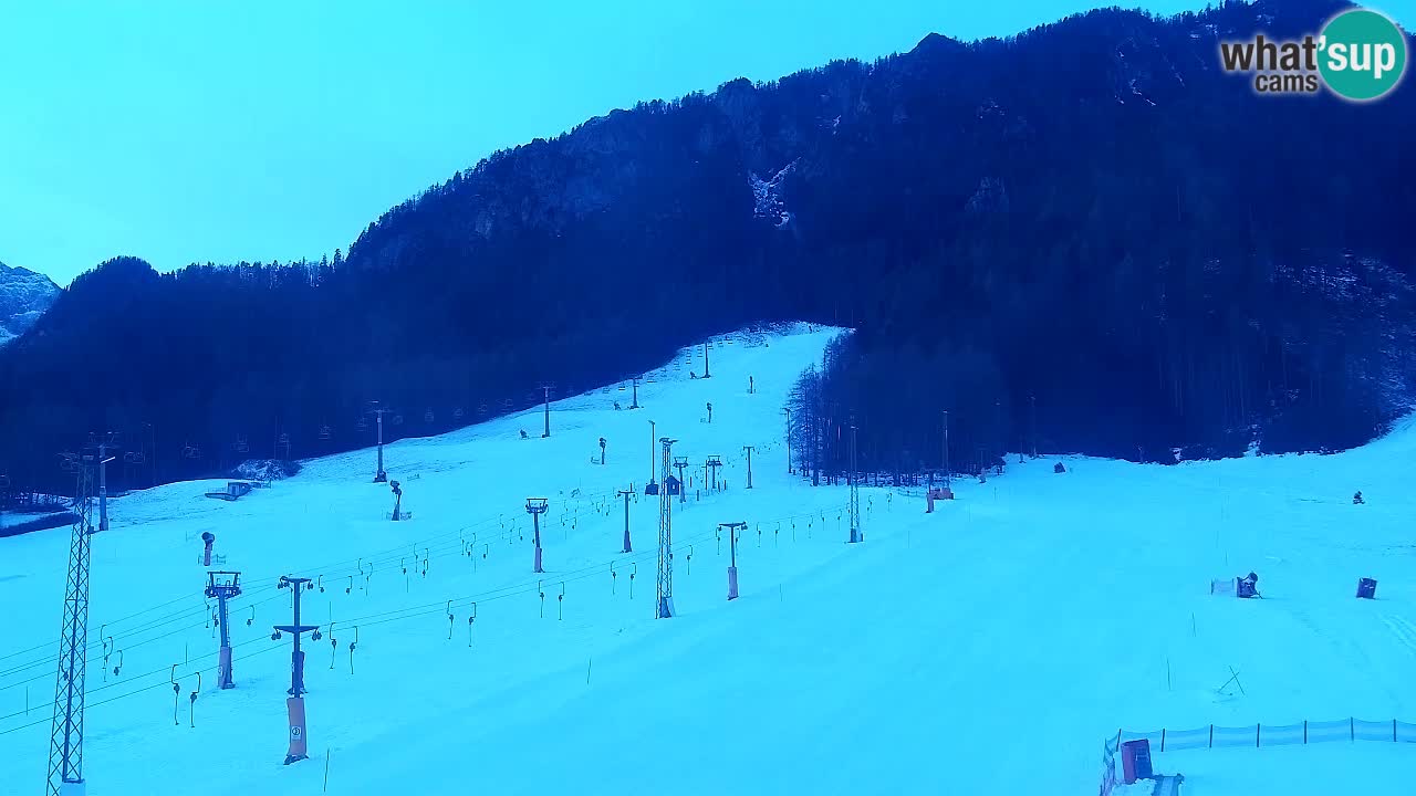 Webcam Kranjska Gora SKI – panoramica Piste centrali