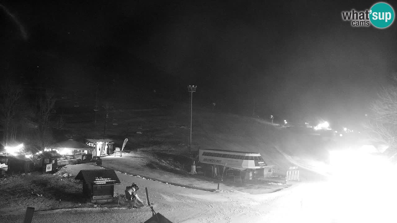 Webcam Kranjska Gora SKI – panoramica Piste centrali