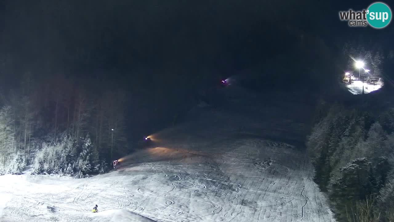 Webcam Kranjska Gora SKI – panoramica Piste centrali