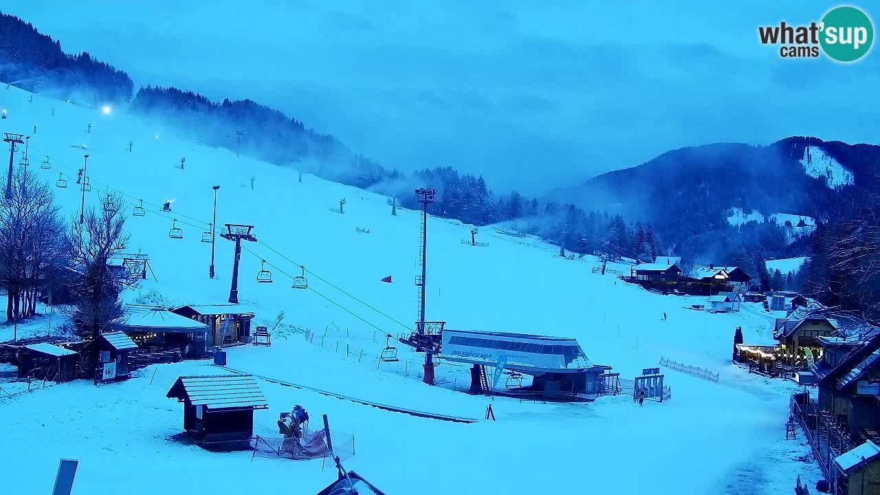 Webcam Kranjska Gora SKI – panoramica Piste centrali