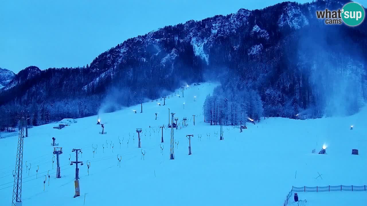 Webcam Kranjska Gora SKI – panoramica Piste centrali